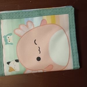 Squishmallows Pink and Green Kids Wallet